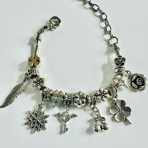 Silver Charm Bracelet